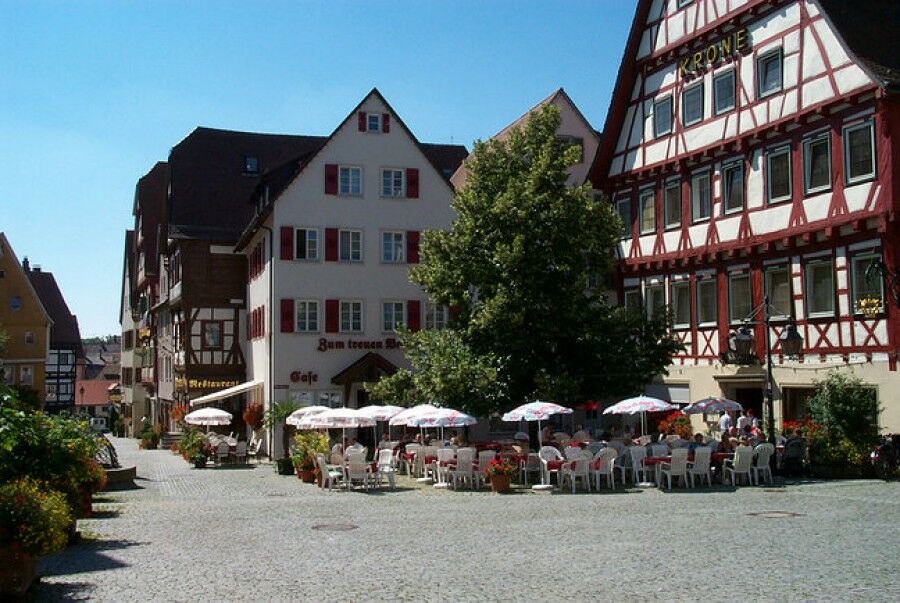 Zum Treuen Bartel Hotel Markgröningen Kültér fotó